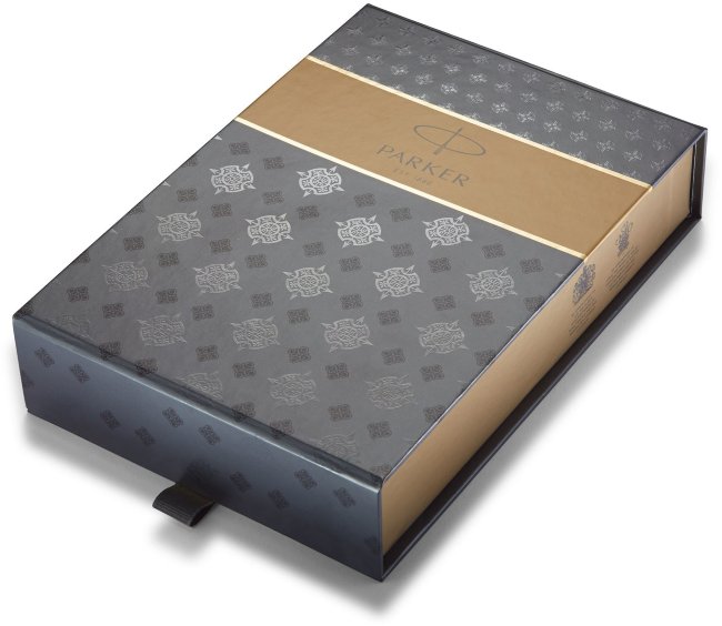 Подарочный набор: ручка 5й пишущий узел Parker Ingenuity L Black Rubber + чехол для ручки Подарочный набор: ручка 5й пишущий узел Parker Ingenuity L Black Rubber + чехол для ручки