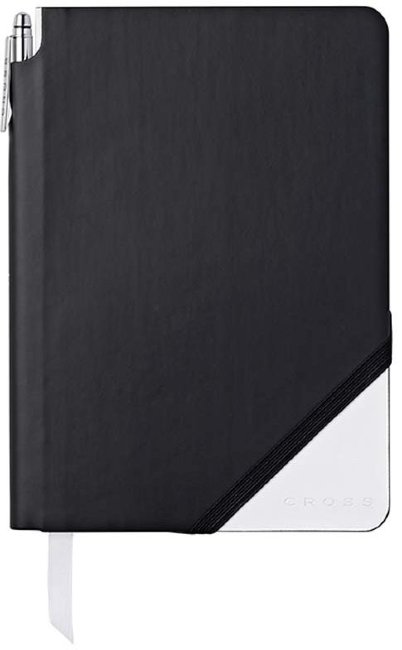 Записная книжка Cross Jot Zone, A5, черно-белый, 160 страниц в линейку, ручка в комплекте Записная книжка Cross Jot Zone, A5, черно-белый, 160 страниц в линейку, ручка в комплекте