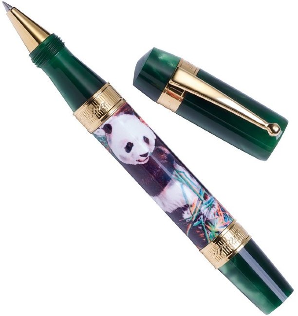 Ручка-роллер Ancora Panda green Ручка-роллер Ancora Panda green