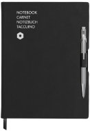 Записная книжка Caran d'Ache Office, A5, черный + шариковая ручка 849, серый