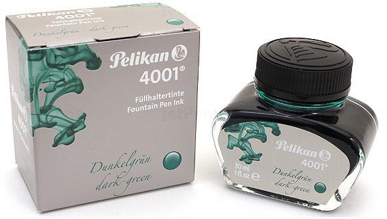 Флакон с чернилами для ручек перьевых Pelikan INK 4001 78, темно-зеленый, 30 мл Флакон с чернилами для ручек перьевых Pelikan INK 4001 78, темно-зеленый, 30 мл