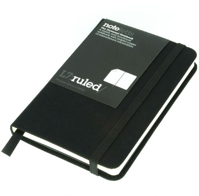 Блокнот LETTS UNIVERSAL, 96 листов, линейка, черный Блокнот LETTS UNIVERSAL, 96 листов, линейка, черный