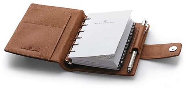 Органайзер карманный Graf von Faber-Castell кожаный, коричневый Органайзер карманный Graf von Faber-Castell кожаный, коричневый