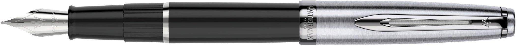 Перьевая ручка Waterman Embleme Black CT F