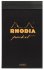 Карманный блокнот Rhodia Pocket Pad, 7,5х12, линейка, 80 г, черный