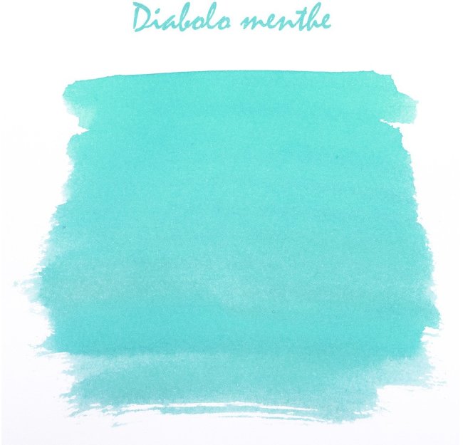 Картриджи для перьевых ручек Herbin, Diabolo menthe бирюзовый, 6 шт