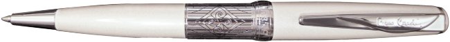 Шариковая ручка Pierre Cardin Secret белый лак, хром Шариковая ручка Pierre Cardin Secret белый лак, хром