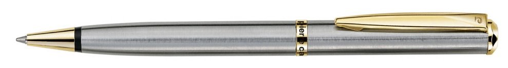 Шариковая ручка Pierre Cardin GAMME, стальной, стал. покр., сталь и позолота.