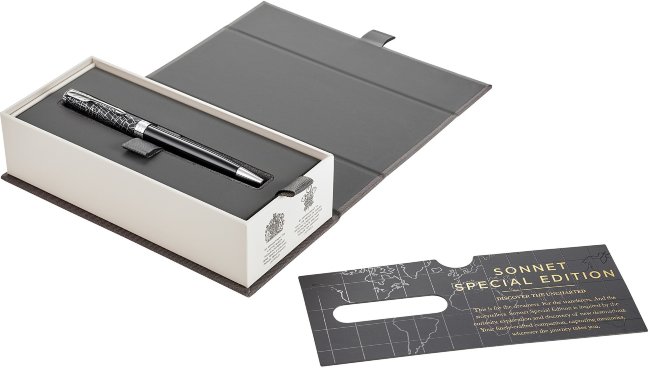 Шариковая ручка Parker Sonnet SE18 Metro Black CT M, подарочная коробка Шариковая ручка Parker Sonnet SE18 Metro Black CT M, подарочная коробка