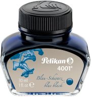 Флакон с чернилами для ручек перьевых Pelikan INK 4001 78 Blue-Black, черно-синий, 30 мл