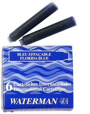 Чернила в картридже Waterman Ink cartridge Intl Blue (в упаковке 6 картриджей) Чернила в картридже Waterman Ink cartridge Intl Blue (в упаковке 6 картриджей)