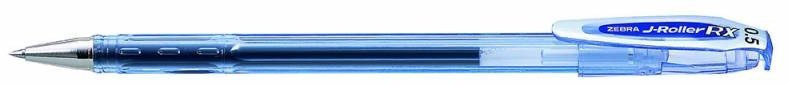 Ручки гелевые Zebra J-ROLLER RX 0.5мм, синие чернила (12 штук)