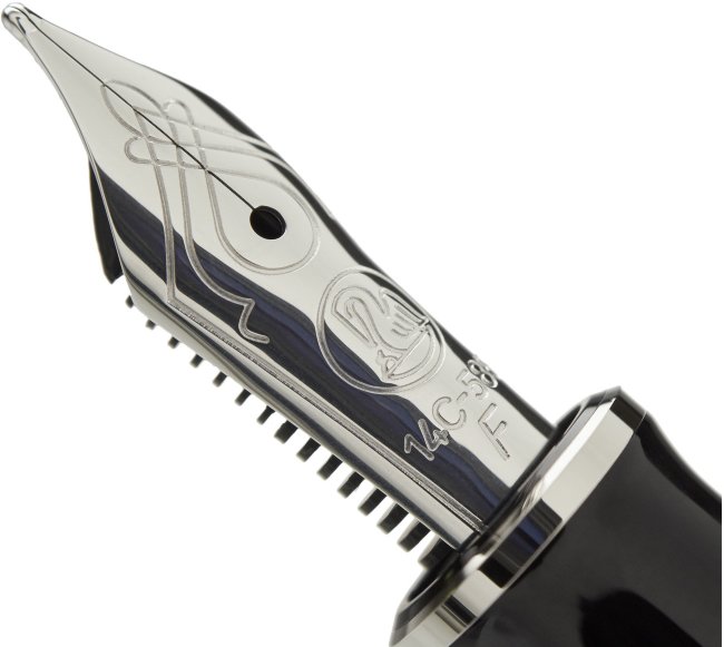 Ручка перьевая Pelikan Souveraen M 405 белый/серебристый F Ручка перьевая Pelikan Souveraen M 405 белый/серебристый F