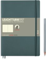 Записная книжка  Leuchtturm Composition В5 (в точку), 123 стр., мягкая обложка, антрацит