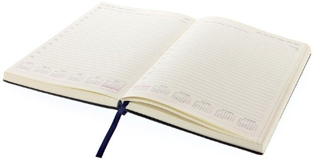 Ежедневник Letts CROC A5, синий Ежедневник Letts CROC A5, синий