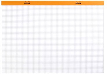 Блокнот Rhodia Basics №38, A3+, 42x31, клетка, 80 г, оранжевый Блокнот Rhodia Basics №38, A3+, 42x31, клетка, 80 г, оранжевый