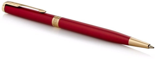Шариковая ручка Parker Sonnet Core K439 Slim, Lacquer Intense Red GT