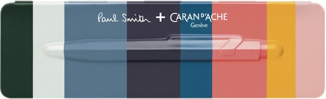 Шариковая ручка Caran d'Ache Office Paul Smith 2, Petrol Blue в подарочной коробке Шариковая ручка Caran d'Ache Office Paul Smith 2, Petrol Blue в подарочной коробке