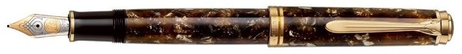 Перьевая ручка Pelikan Souveraen M 800 SE, Renaissance Brown GT Перьевая ручка Pelikan Souveraen M 800 SE, Renaissance Brown GT