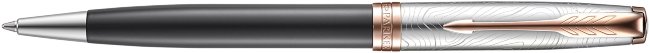 Шариковая ручка Parker Sonnet SE18 Stratum Grey PGT M, подарочная коробка Шариковая ручка Parker Sonnet SE18 Stratum Grey PGT M, подарочная коробка