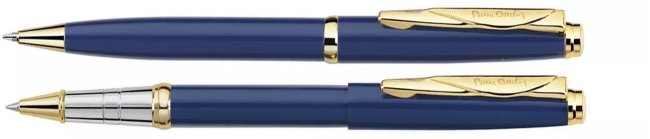 Набор Pierre Cardin PEN and PEN шариковая ручка и роллер, синий Набор Pierre Cardin PEN and PEN шариковая ручка и роллер, синий