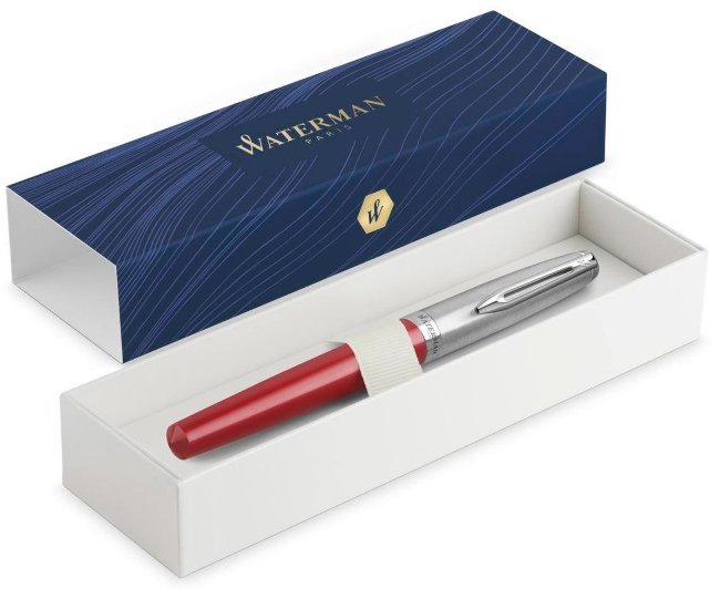 Перьевая ручка Waterman Embleme Red CT F Перьевая ручка Waterman Embleme Red CT F