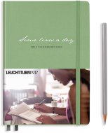 Записная книжка воспоминаний Leuchtturm "Несколько строк в день" А5, на 5 лет, 365 стр., твердая обложка, пастельно-зеленая
