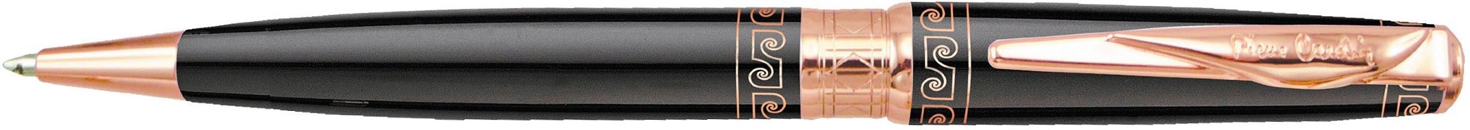 Шариковая ручка Pierre Cardin Secret черный лак, греческий орнамент