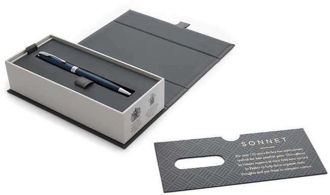 Шариковая ручка Parker Sonnet Core K539, Subtle Blue Lacquer CT Шариковая ручка Parker Sonnet Core K539, Subtle Blue Lacquer CT