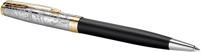 Шариковая ручка Parker Sonnet SE18 Impression Mate Black GT M, подарочная коробка Шариковая ручка Parker Sonnet SE18 Impression Mate Black GT M, подарочная коробка