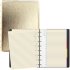 Тетрадь Filofax SAFFIANO METALLICS A5 PU 56л, линейка, съемные листы, спираль двойная, золотистый