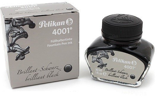 Флакон с чернилами для ручек перьевых Pelikan INK 4001 78 Brilliant Black, черный, 30 мл Флакон с чернилами для ручек перьевых Pelikan INK 4001 78 Brilliant Black, черный, 30 мл