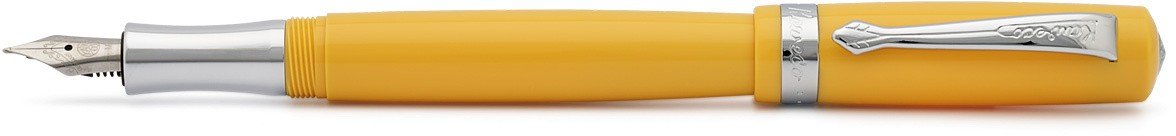 Ручка перьевая STUDENT M 0.9мм жёлтый корпус с хромированными вставками