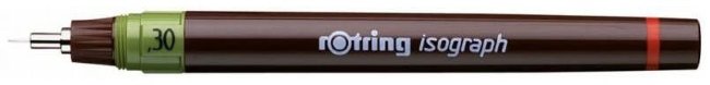 Изограф Rotring 1903399 0.3 мм, корпус бордовый