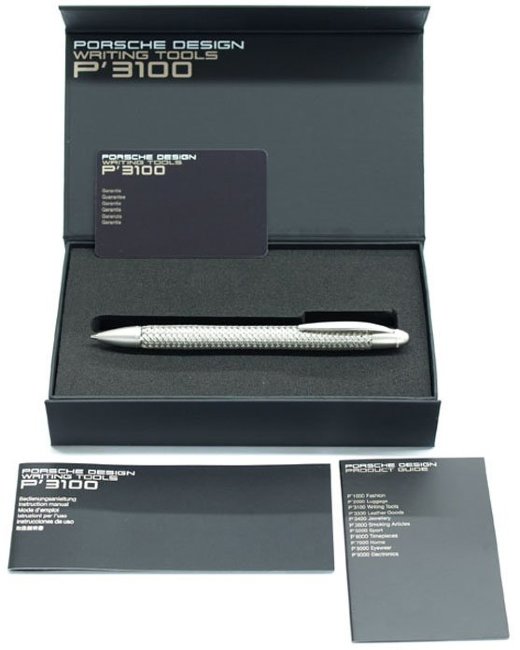 Шариковая ручка Porsche Design P`3110 Stainless Steel Шариковая ручка Porsche Design P`3110 Stainless Steel