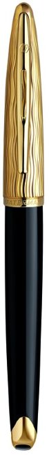 Ручка-роллер Waterman Carene Essential, Black & Gold GT