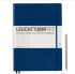 Записная книжка Leuchtturm Master Slim A4+ (в линейку), 123 стр., твердая обложка, темно-синяя