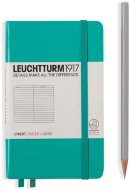 Записная книжка Leuchtturm A6 (в линейку), 187 стр., твердая обложка, изумрудная