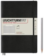 Записная книжка  Leuchtturm Composition В5 (в клетку), 123 стр., мягкая обложка, черная