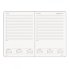 Еженедельник-блокнот Leuchtturm Weekly Planner & Notebook А5 2022г, 72л, мягкая обложка, тихоокеански-синий, Eng