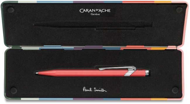 Шариковая ручка Caran d'Ache Office Paul Smith 2, Coral Pink в подарочной коробке Шариковая ручка Caran d'Ache Office Paul Smith 2, Coral Pink в подарочной коробке