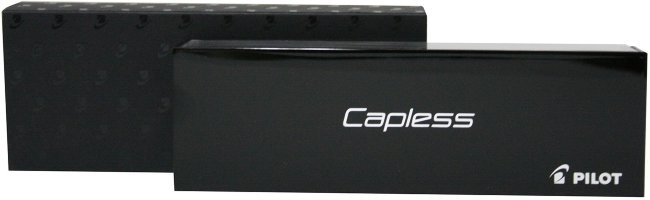 Перьевая ручка Pilot Capless Black Rhodium перо EF, F, M, SU Перьевая ручка Pilot Capless Black Rhodium перо EF, F, M, SU