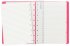 Тетрадь Filofax SAFFIANO FLUORO A5 PU 56л линейка, съемные листы, спираль двойная, розовый