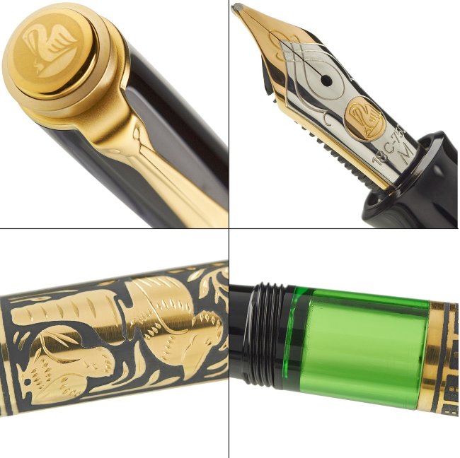 Перьевая ручка Pelikan Toledo M 700, черный, подарочная коробка