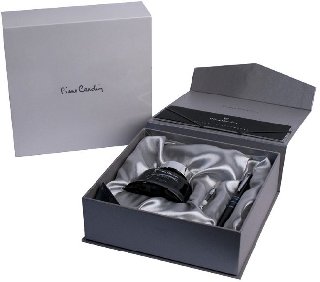 Набор Pierre Cardin перьевая ручка Libra и флакон чернил синего цвета, 50 мл Набор Pierre Cardin перьевая ручка Libra и флакон чернил синего цвета, 50 мл