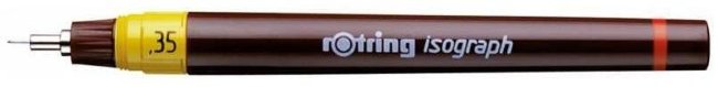 Изограф Rotring 1903400 0.35 мм, корпус бордовый Изограф Rotring 1903400 0.35 мм, корпус бордовый