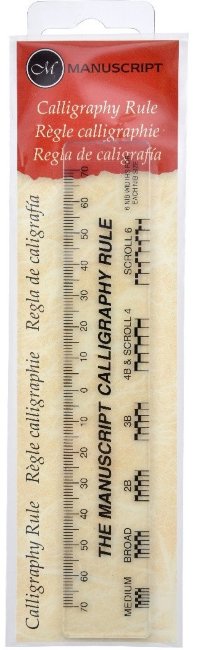 Линейка для каллиграфии Manuscript 70мм MC360B