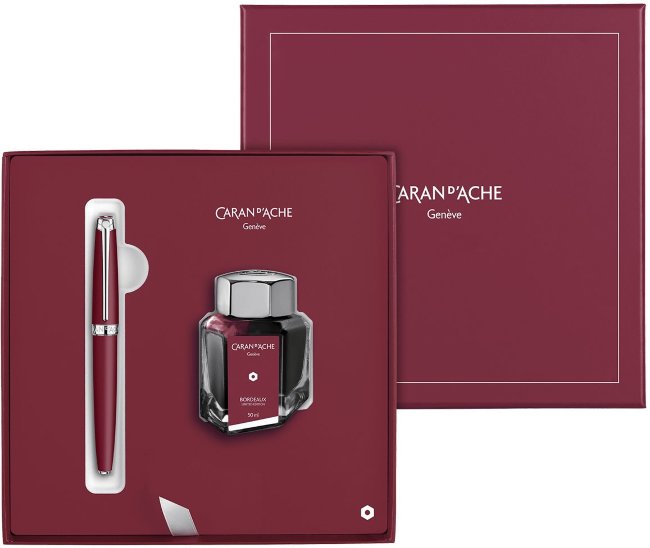 Перьевая ручка Caran d’Ache Leman 2021 Burgundy