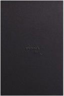 Блокнот для смешанных техник Rhodia Touch в мягкой обложке, А4+ портрет, 250 г, черный