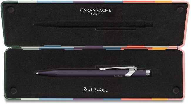 Шариковая ручка Caran d'Ache Office Paul Smith 2, Damson в подарочной коробке Шариковая ручка Caran d'Ache Office Paul Smith 2, Damson в подарочной коробке